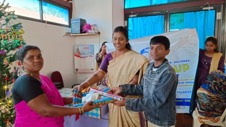 Christmas gifts for families project photograph