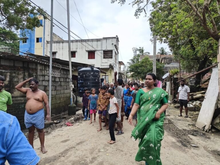Padi Kuppam flood relief project photograph