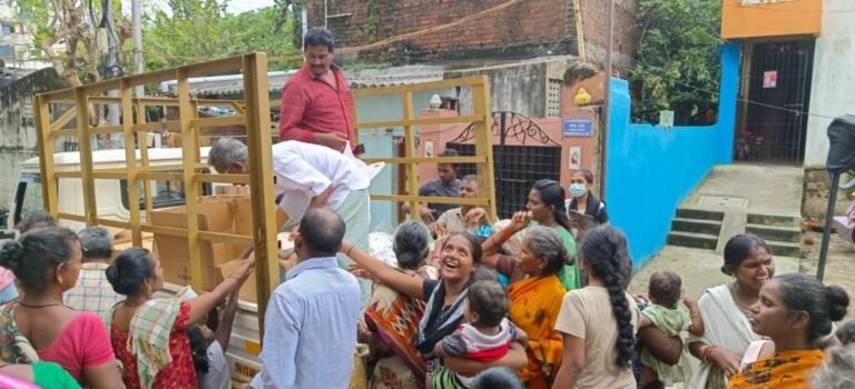 Padi Kuppam flood relief project photograph