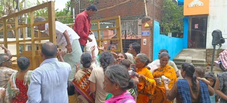 Padi Kuppam flood relief project photograph