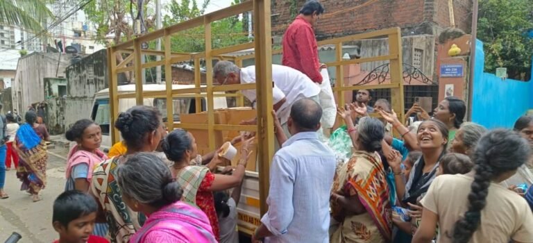 Padi Kuppam flood relief project photograph
