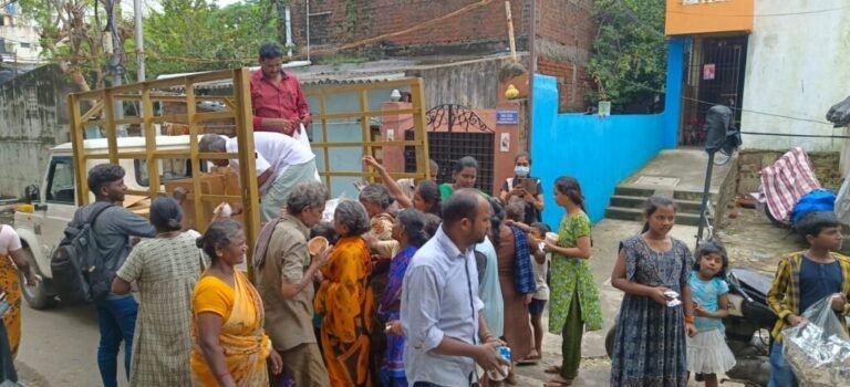 Padi Kuppam flood relief project photograph