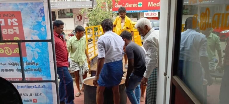 Padi Kuppam flood relief project photograph