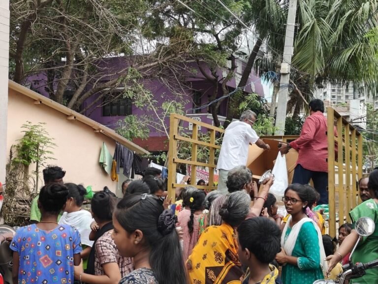 Padi Kuppam flood relief project photograph