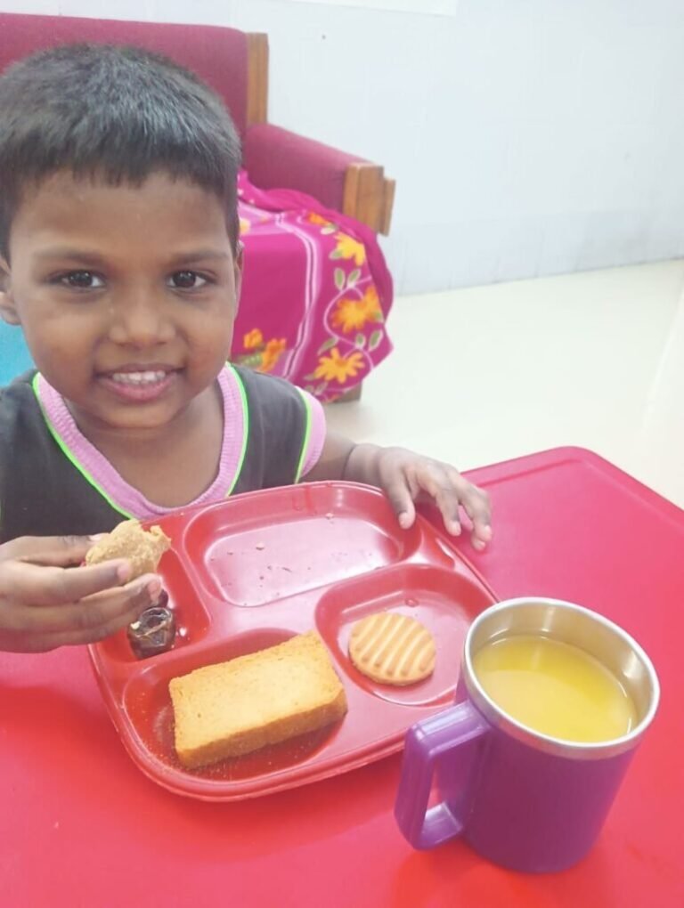 Snacks for the orphanage project photograph
