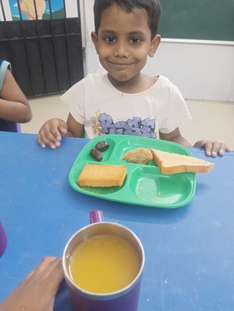 Snacks for the orphanage project photograph