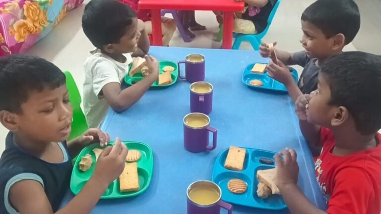Snacks for the orphanage project photograph