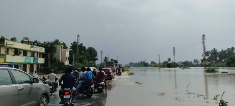 Villupuram flood relief project photograph