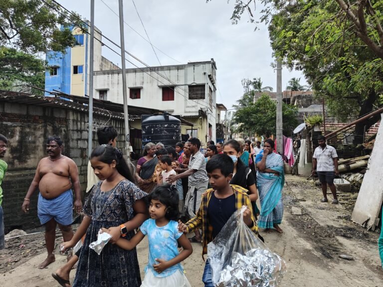 Padi Kuppam flood relief · 2023 project photograph