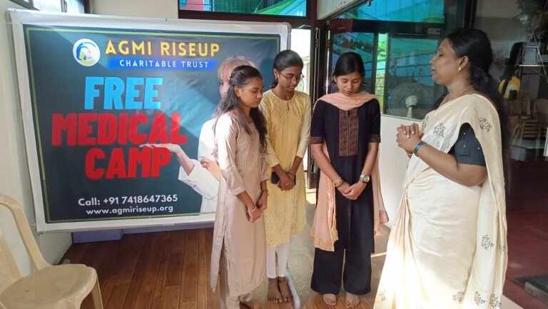 Medical camp and community activities project photograph
