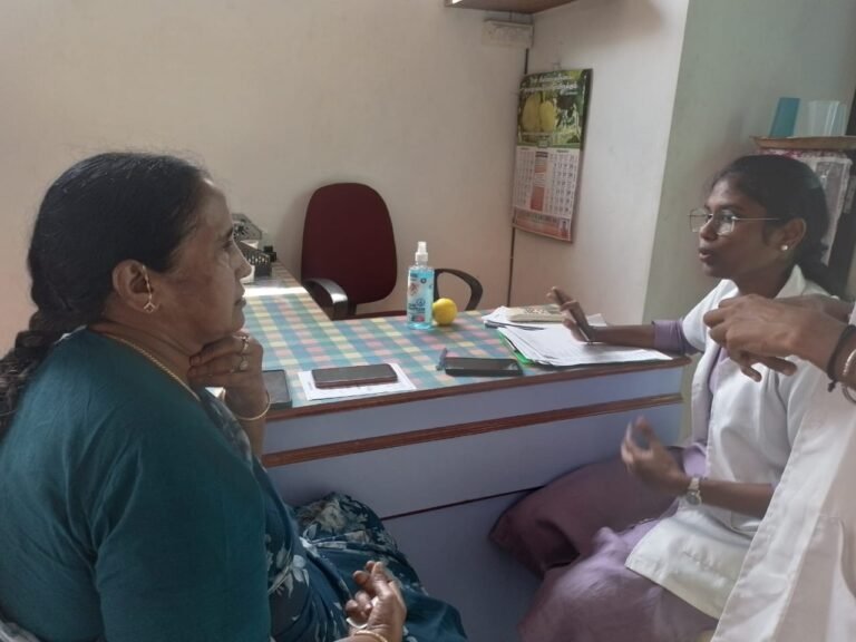 Medical camp and community activities project photograph