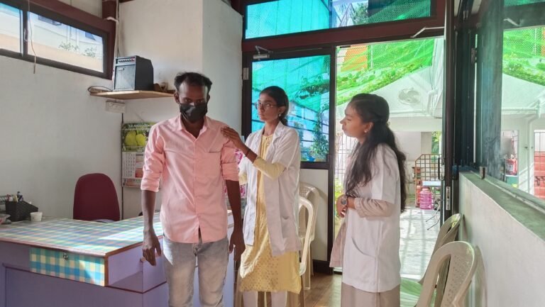 Medical camp and community activities project photograph