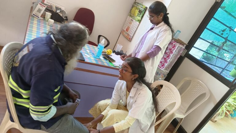 Medical camp and community activities project photograph