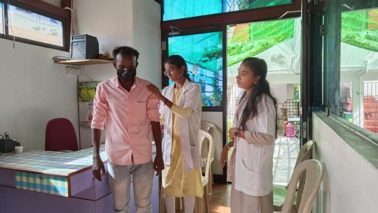 Medical camp and community activities project photograph
