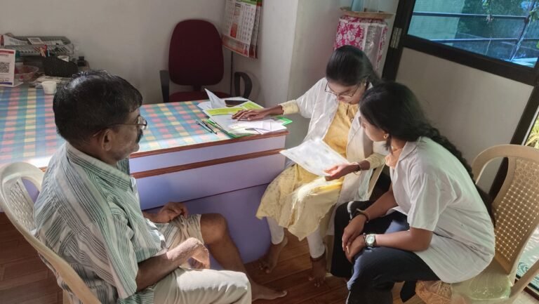 Medical camp and community activities project photograph