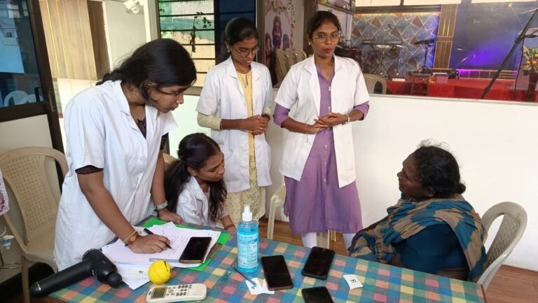 Medical camp and community activities project photograph