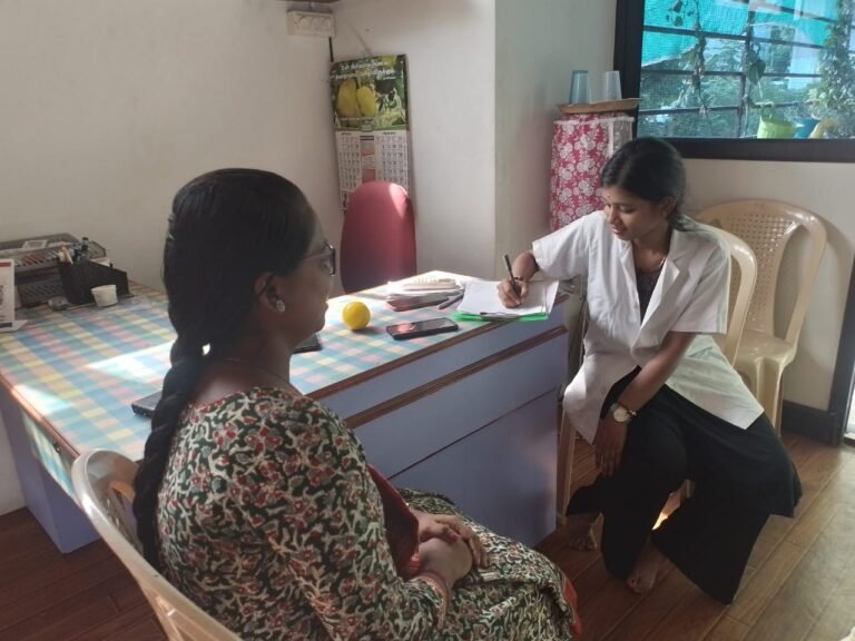 Medical camp and community activities project photograph