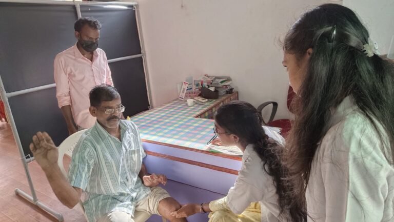Medical camp and community activities project photograph
