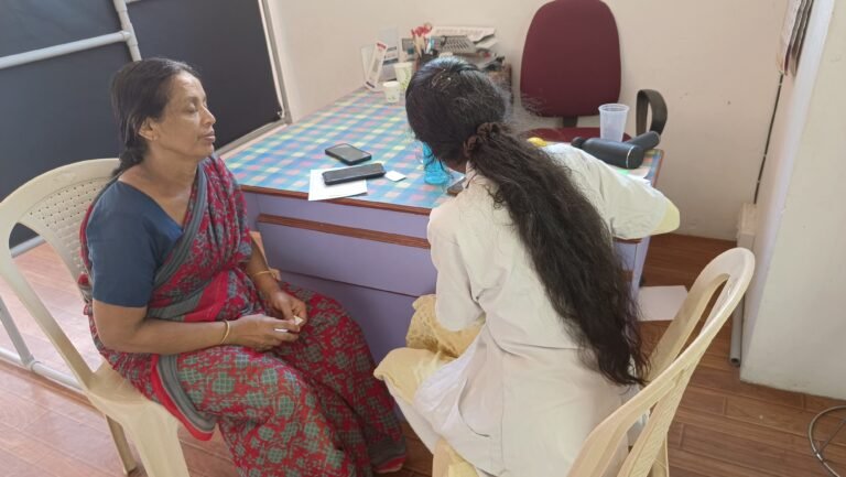 Medical camp and community activities project photograph