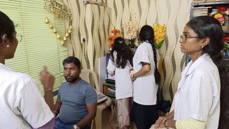 Medical camp and community activities project photograph