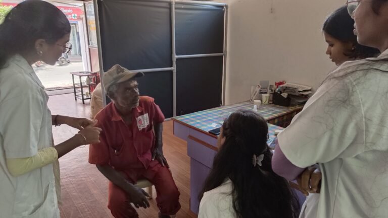 Medical camp and community activities project photograph
