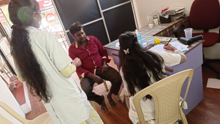 Medical camp and community activities project photograph