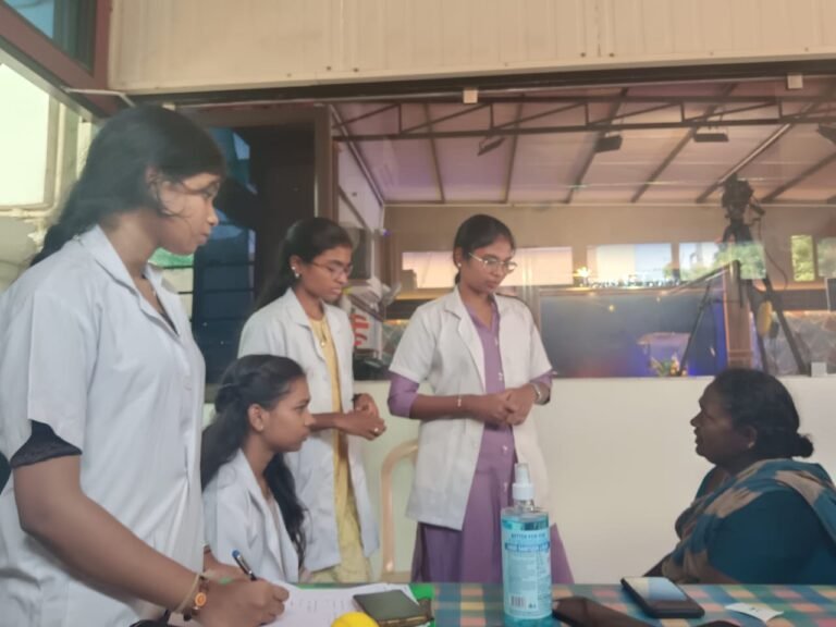 Medical camp and community activities project photograph